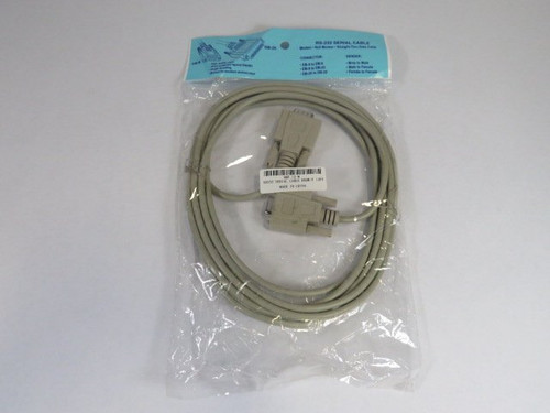 Generic RS-232 To DB9M/F Serial Cable 12ft NWB