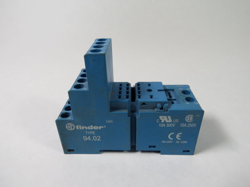 Finder 94.02 Relay Socket 10A 250V 14-Pin USED
