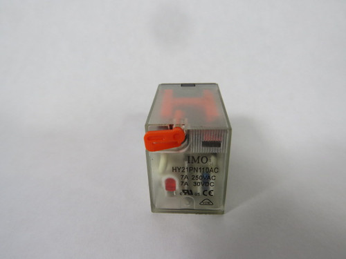 IMO HY21PN110AC Relay 7A 250VAC 30VDC 8-Pin USED