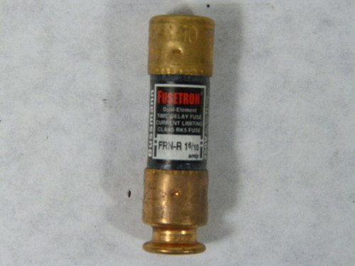 Fusetron FRN-R-1-6/10 Time Delay Fuse 1-6/10A 250V USED