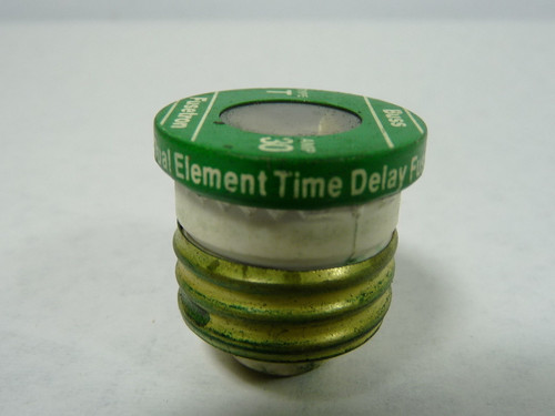 Bussmann T-30 Dual Element Time Delay Plug Fuse 30A 125V USED