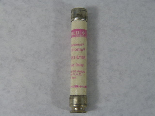 Gould Shawmut TRS1-8/10R Time Delay Fuse 1-8/10A 600V USED