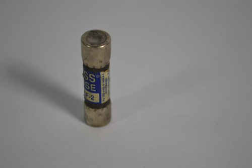 Bussmann BAF-2 Fast Acting Fuse 2A 250V Label Ripped USED