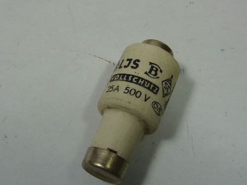 Vollschutz LJS-25 Ceramic Bottle Fuse 25A 500V USED