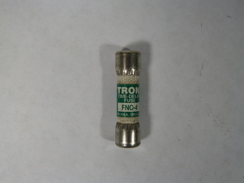 Tron FNQ-4 Time Delay Fuse 4A 500V USED