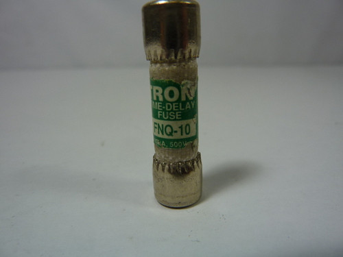 Tron FNQ-10 Time Delay Fuse 10A 500V USED