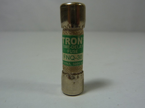 Tron FNQ-30 Time Delay Fuse 30A 500V USED