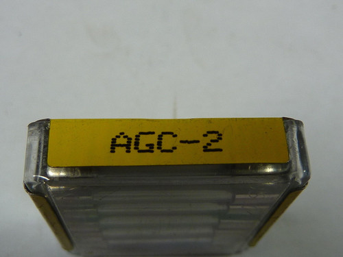 Bussmann AGC-2 Fast Acting Fuse 2A 250V 5-Pack ! NEW !