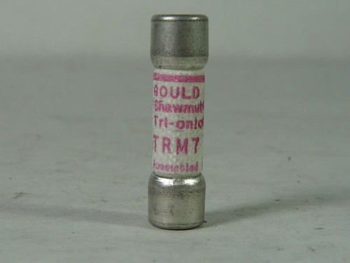 Gould Shawmut TRM7 Time Delay Fuse 7A 250V USED