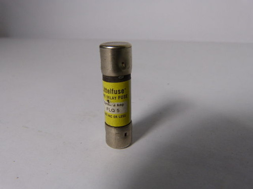Littlefuse FLQ-5 Time Delay Fuse 5A 500V USED