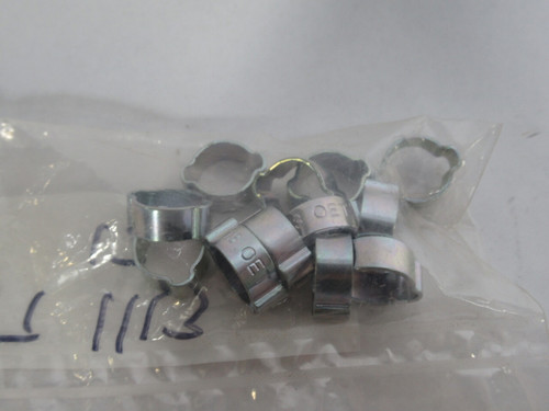 Oetiker 1113 1/2" 2 Ear Zinc Plated Steel Hose Clamp Lot of 12 ! NOP !