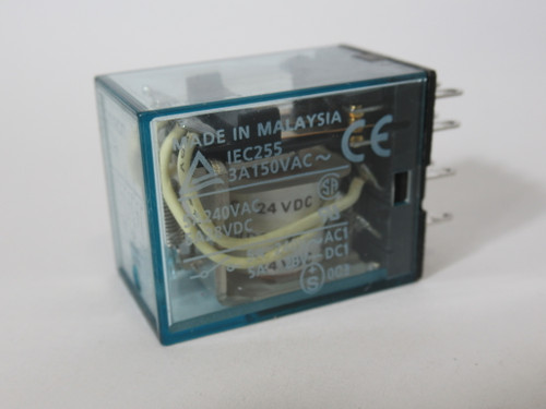 Omron MY4J-DC24 General Relay 24VDC 5A 14 Blade USED