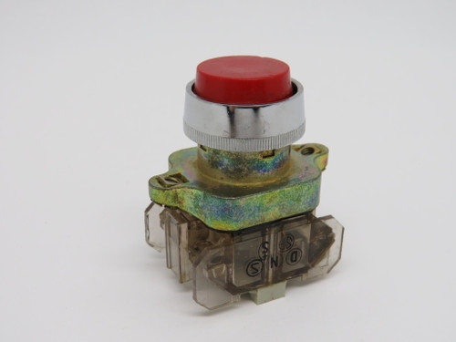 Generic MAF-C22 Extended Red Push Button 1NC 500V 10A USED