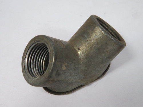 Halex 94105 90DEG EMT Rigid Pulling Elbow 1/2" USED