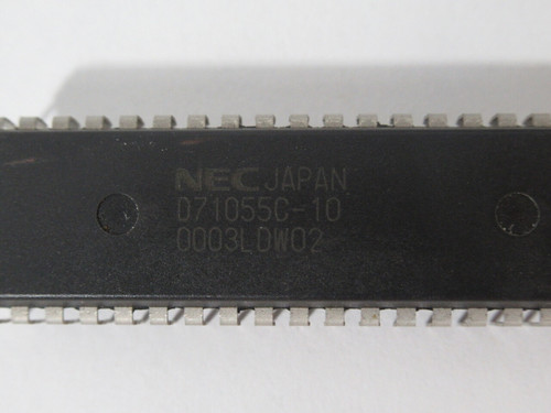 NEC D71055C-10 Printer Interface IC Chip 40-Pin USED