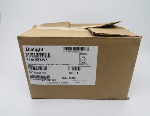 Dialight HZXW3 Area Light Bracket Assembly NEW