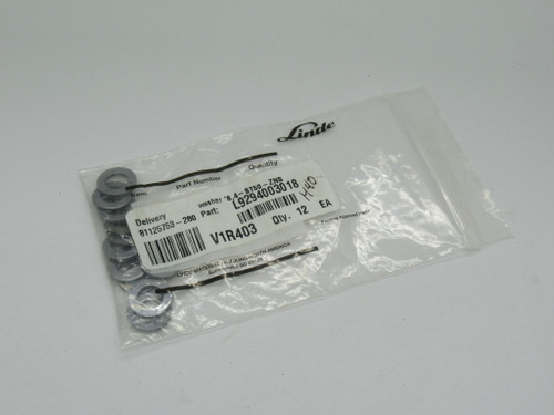 Linde L9294003018 Washer 8,4-ST50-ZNS Lot of 10 NWB