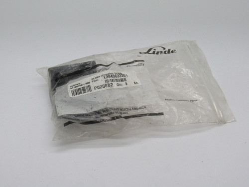 Linde L3943632201 Clamp w/ 1/4" Thread Holes For Forklift DIRTY BAG NWB