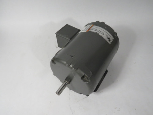 Baldor M3457 .33HP 3450RPM 230/460V 48 TENV 3Ph 1.4/0.7A 60Hz USED