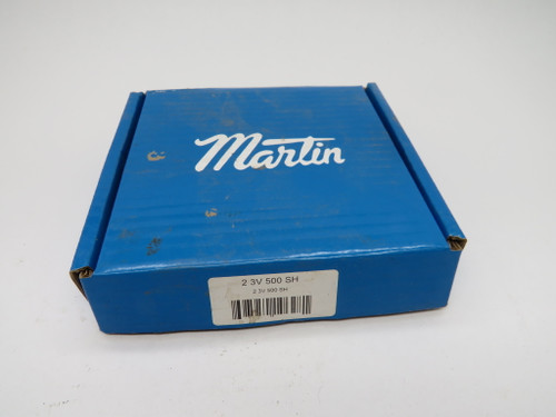 Martin 23V500SH V-Belt Sheave 1.6875" SH Bushing 2 Grooves 5" OD 3V Belt NEW