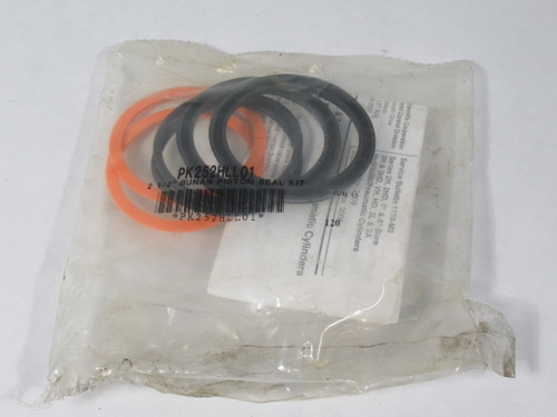 Parker PK252HLL01 Buna-N Piston Seal Kit for 2HL, 3LL & VHL 2-1/2" OPEN BAG NEW
