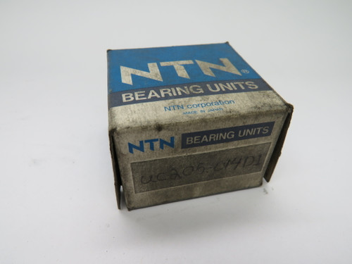 NTN UC205-014D1 Insert Bearing 2.047” OD 0.875” ID 1.343” LTB DMG LABEL NEW