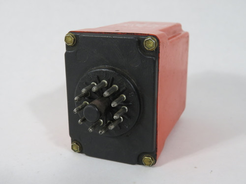 NCC T3K-300-461 Time-Delay Relay 3-300s 120V 10A 11-Pin Delay On Break USED