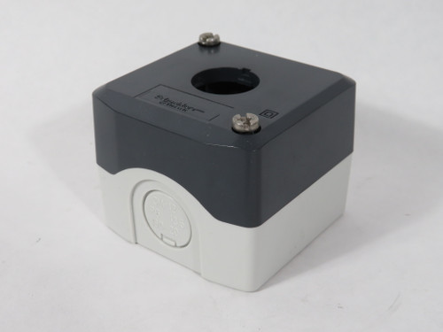 Schneider Electric XALD01H7 Gray Empty Control Station 22mm 1-Hole NEW