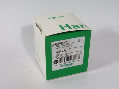 Schneider Electric XALK01H7 Yellow Empty Control Station 22mm 1-Hole NEW