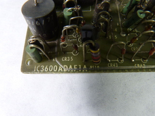 GE Fanuc IC3600ADAF1A Ground Fault Relay Circuit Board USED