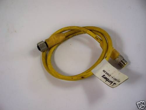 LUMBURG RST4RKT 4-S798/0.6M Cable Connector 4Pin M/F 0.6M USED