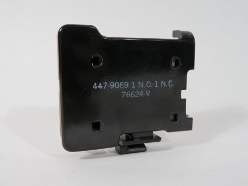 Danaher 447-9069 Auxiliary Contact Block 1NO 1NC USED