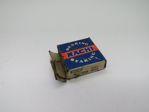Nachi 6003-C3 Deep Groove Ball Bearing 35mm OD 17mm ID 10mm W DMG BOX NEW