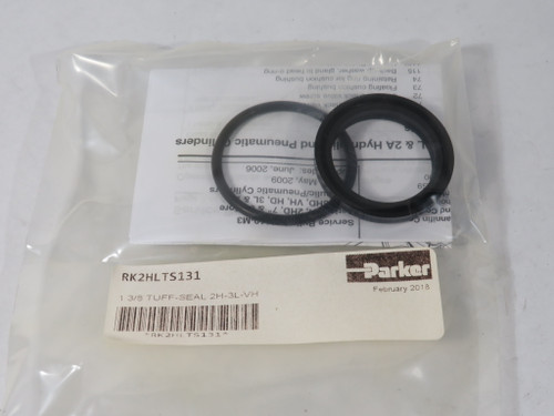 Parker RK2HLTS131 Rod Seal Kit for 2H, 3L, VH Hydraulic Cylinder 1-3/8" D NEW