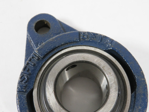 RHP SFT1-1/8 Flange Block Bearing 2-Bolt 1-1/8" Bore SHELF WEAR NOP