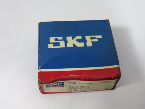 SKF 6203-2RSH Deep Groove Ball Bearing 40mmOD 17mmID 12mmW SEALED NEW