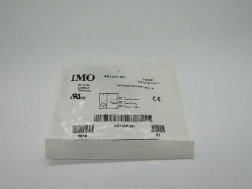 IMO AE1/AP-2H Inductive Proximity Switch 10-30VDC 200mA PNP NO 2.5mm TW NWB