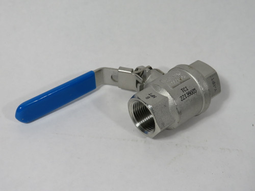 PinAcle 316VTB2075 2-Piece Ball Valve 3/4" FNPT 1000 WOG 316 Stainless NOP