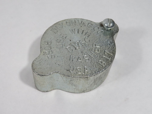 Dixon Boss B17SC Wing Nut Cap 1-1/4" and 1-1/2" Plated Iron NO CHAIN NOP