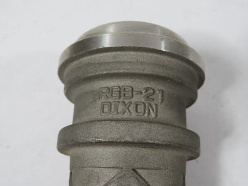 Dixon Boss RGB21 Ground Joint Stem 1-1/2" 316 Stainless Steel SHELF WEAR NOP