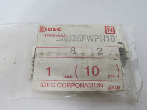 Idec BNJ26FW Terminal Block Jumper 6 Position 20A 8mm Pitch Lot of 7 NWB