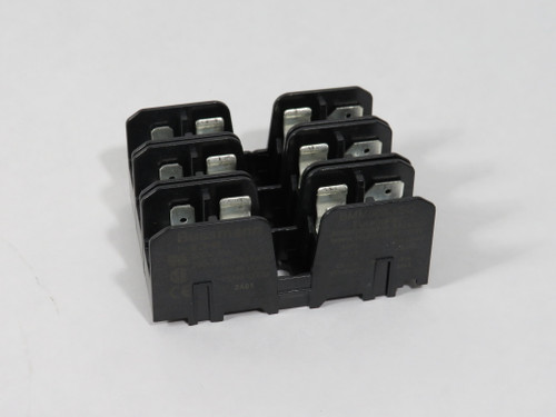 Eaton Bussmann BMM603-3SQ Fuse Block 30A 600V 3-Pole USED