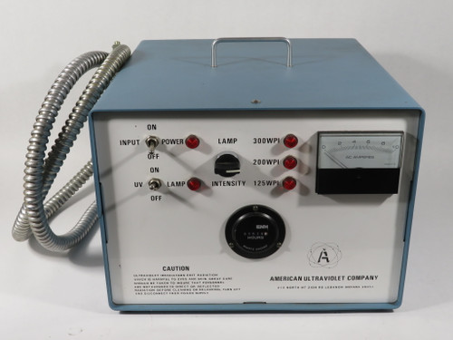 American Ultraviolet R06F31HS0-P2Z UV Controller and Fixture 220V 1Ph 10A USED