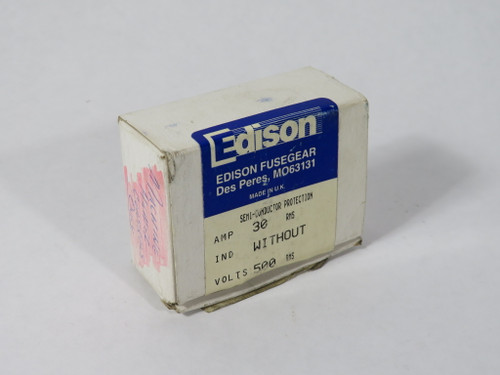Edison E50SF30 High-Speed Fuse 30A 500V 10-Pack NEW