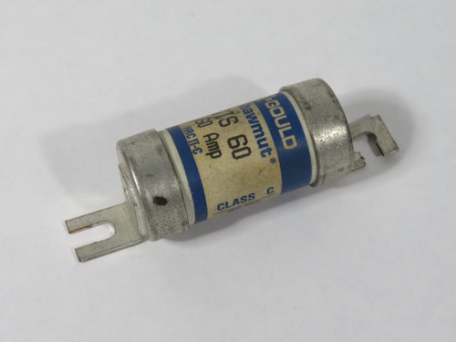 Gould Shawmut GIS60 British Standard Fuse 60A 600VAC 460VDC HRCII-C USED