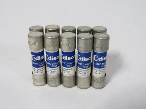 Edison E15SF15 High-Speed Fuse 15A 150V Lot of 10 USED