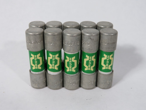 Brush XL50F10 Semiconductor Fuse 10A 500V 10-Pack NEW