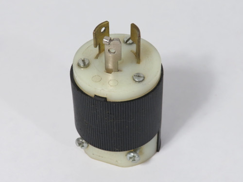 Hubbell 9965C Twist-Lock Plug 20A 125/250V 3W 2P Non-NEMA USED