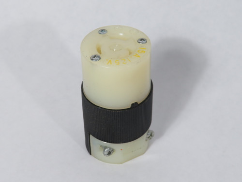 Hubbell 4729CCN Twist-Lock Connector 15A 125V 3W 2P NEMA L5-15R NOP