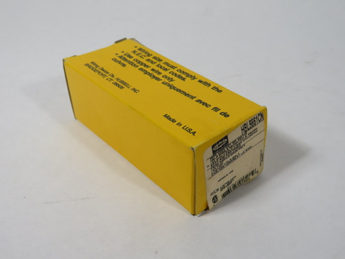 Hubbell HBL5661CN Single Receptacle 15A 250V 3W 2P NEMA 6-15R Brown NEW